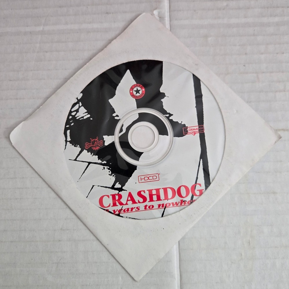 Crashdog 8 Years To Nowhere CD 1998 Grrr Records Christian‎ Punk Hardcore USA
